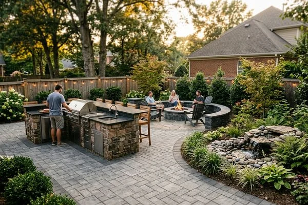 Complete backyard transformation